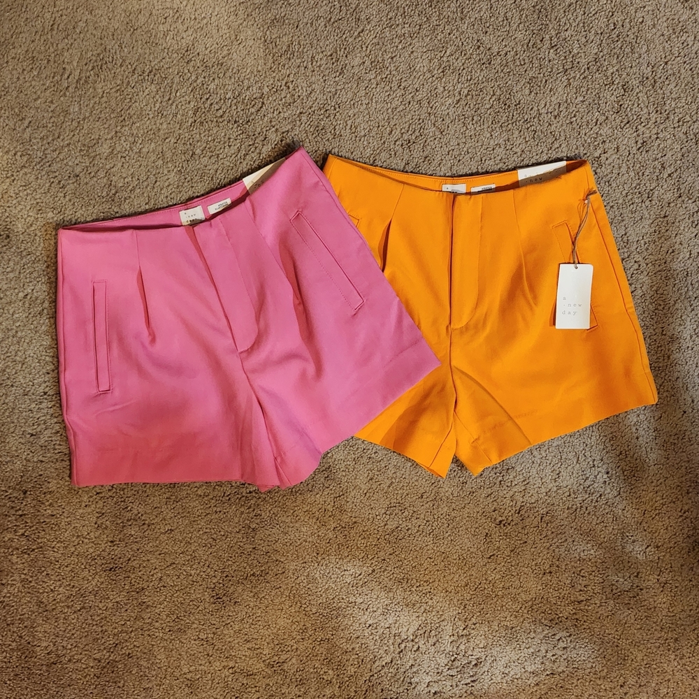Pink and Orange Shorts BUNDLE
